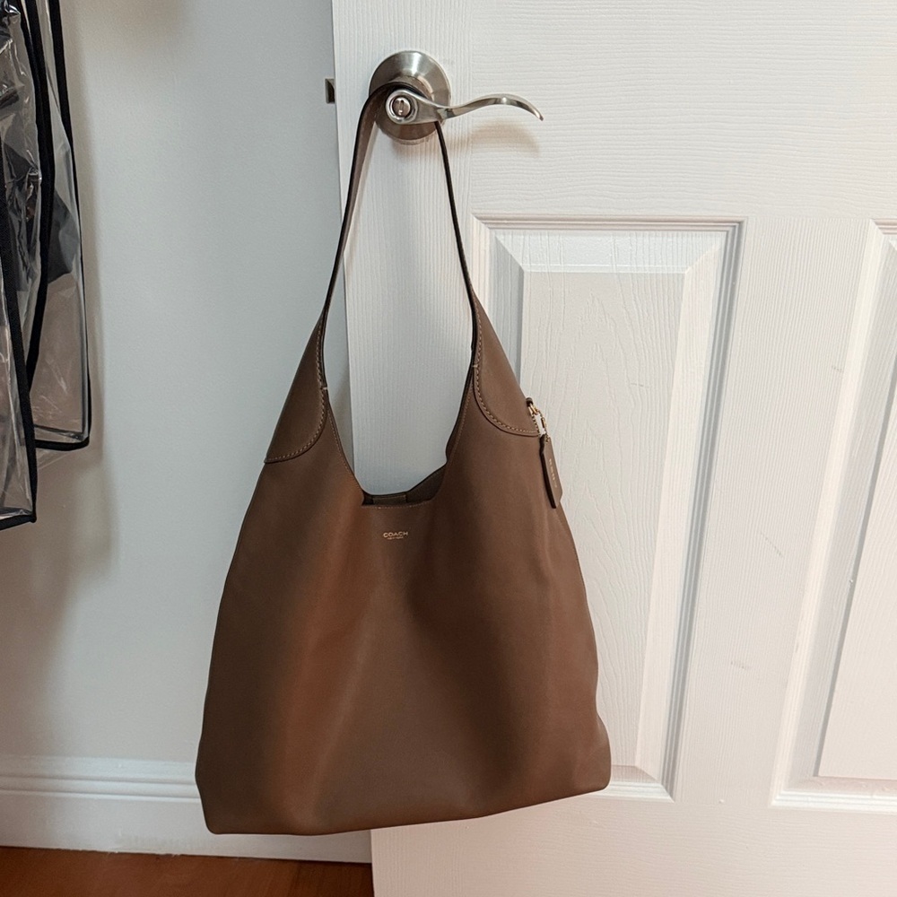 Coach Tan Leather Hobo Bag